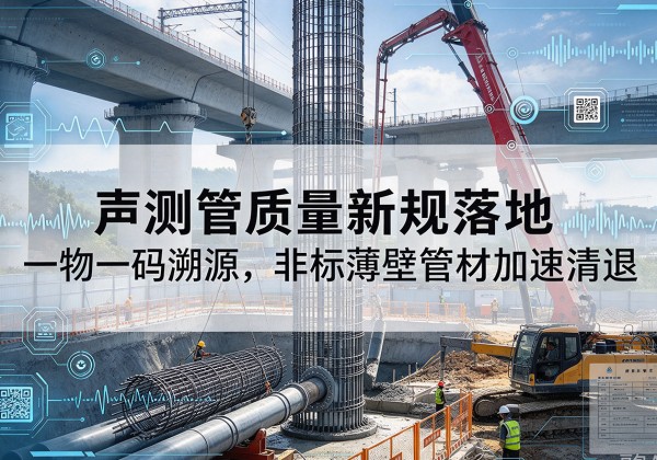 达川声测管质量新规落地，一物一码溯源，非标薄壁管材加速清退