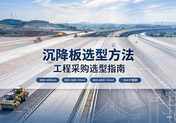达川沉降板选择方法